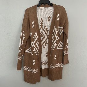 COPY - Kaisley Women's Camel And White Aztec South Cardigan